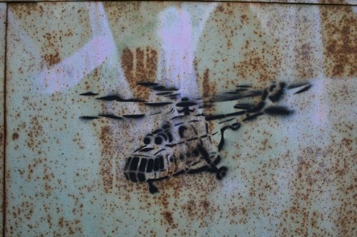 Mi-8, Sraigtasparnis, Grafiti