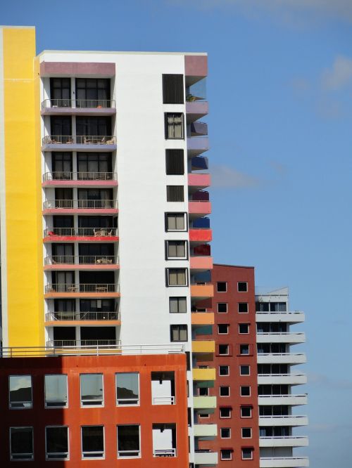 Miami, Centro, Panorama, Florida, Architektūra, Miesto, Pastatai, Usa