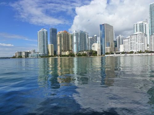 Miami, Florida, Vandenynas, Architektūra, Panorama, Miestas, Miesto Panorama, Bokštas, Dangoraižis, Pastatas, Vaizdas, Orientyras, Miesto, Vaizdingas, Peizažas, Centro, Metropolis, Pastatai, Didmiestis