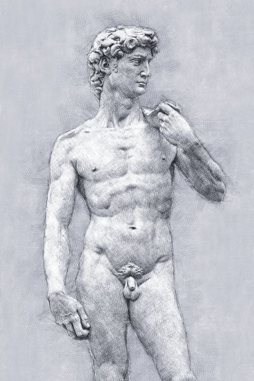 Michelangelo, David, Atgimimas, Menas, Skulptūra