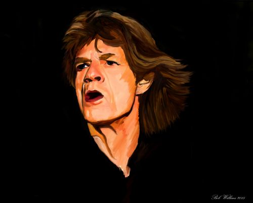 Jagger,  Skaitmeninis & Nbsp,  Tapyba,  Portretas,  Menas,  Mick Dagger Skaitmeninė Tapyba