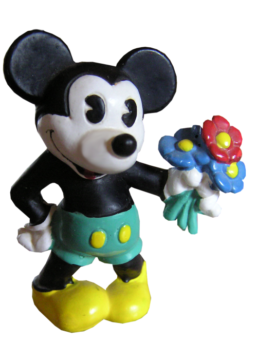 Mickey, Pelė, Gėlės