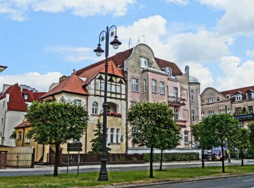 Mickiewicza Gatvė, Bydgoszcz, Pastatas, Fasadas, Architektūra, Namas, Gatvė