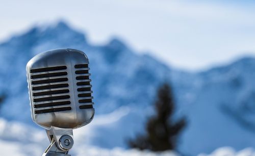 Mikrofonas, Kalnai, Sniegas