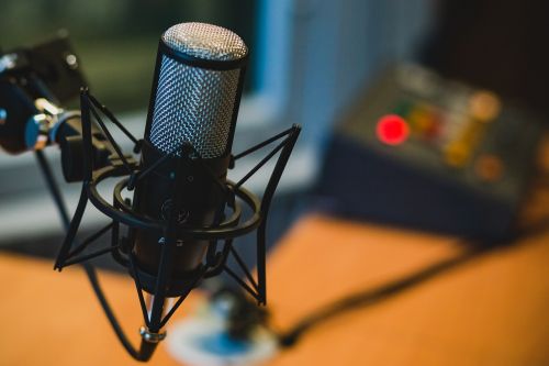 Mikrofonas, Garsas, Įrašymas, Podcast, Muzika