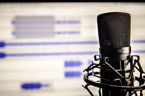 Mikrofonas, Garsas, Kompiuteris, Garso Įrašymas, Įrašymas, Įrašai, Mikro Stereo, Garsas, Prietaisas, Juoda, Podcast, Podcastai