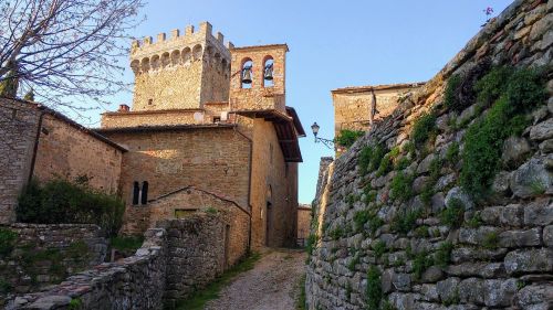 Viduramžiai, Borgo, Torre, Viduramžių, Toskana, Italy, Senovės
