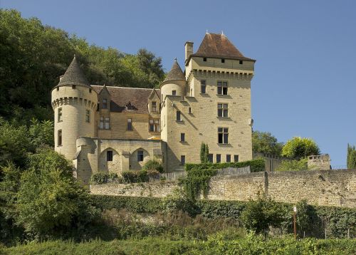 Viduramžiai, Chateau La Malartrie, Pilis, Dordogne, Périgord, Pastatas, Architektūra, Namai, Bokštas