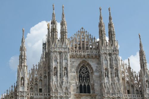 Milanas, Dom, Architektūra, Milano, Bažnyčia, Italy