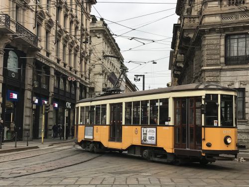 Milanas, Italy, Tramvajus