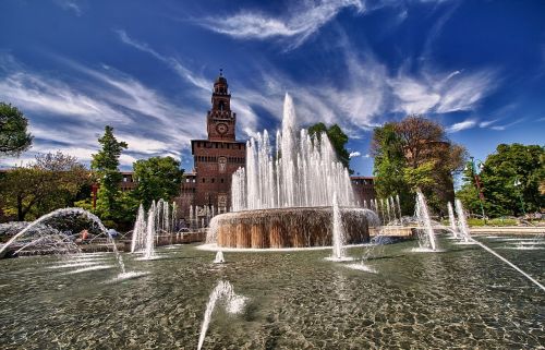 Milanas, Pilis, Sforzesco