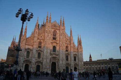 Milanas, Katedra, Bažnyčia, Miestas, Architektūra, Italy, Paminklas