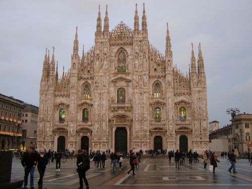 Milanas, Architektūra, Italy, Pastatas, Katedra, Ispanų, Europa, Turizmas
