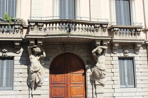 Milano,  Milanas,  Architektūra,  Skulptūra,  Statyba,  Fasado