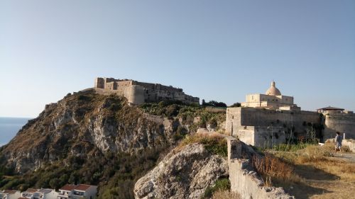 Milazzo, Sicilija, Pilis, Viduramžiai, Vasara, Turizmas, Architektūra, Dangus, Borgo, Senovės
