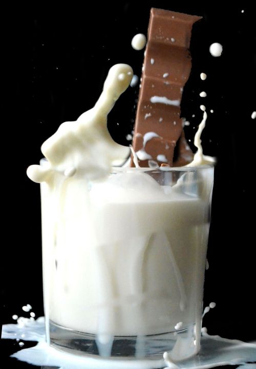 Pieniškas Šokoladas, Šokoladas, Stiklas, Pienas, Lašelinė, Vaikų Šokoladas