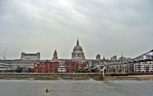 Tūkstantmečio Tiltas, Londonas, Tate, Muziejus, Paminklas, Miestas, Anglija, Turizmas