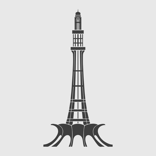 Minar-E-Pakistanas,  Rezoliucija,  23March,  Paminklas,  Pakistane,  Lahore,  Žymus Objektas,  Struktūra,  Punjab,  Istorinis,  Nemokama Vektorinė Grafika,  Nemokama Iliustracijos