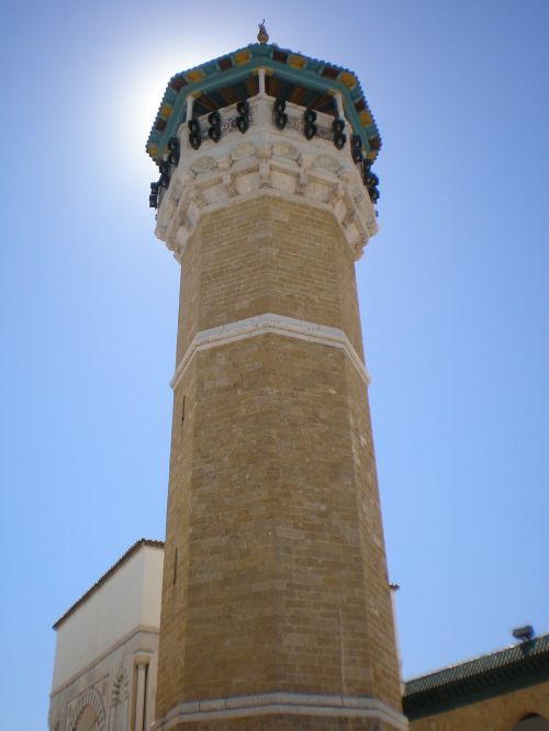 Minaretas, Tunisas, Arabiškas