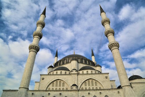 Minaretas,  Architektūra,  Kultūra,  Religija,  Masjid,  Dangus