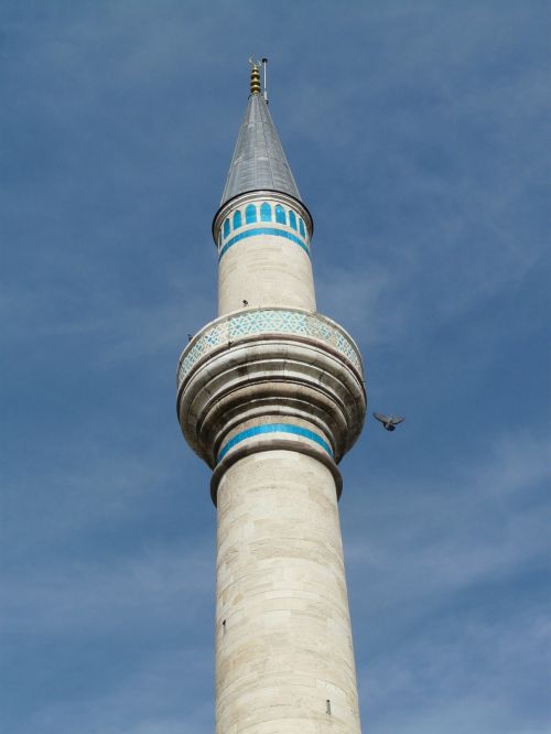 Minaretas, Bokštas, Balandis, Mečetė, Konya, Mauzoliejus, Mevlana, Jalal Ad Din Rumi, Muziejus