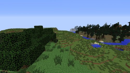 Minecraft, Biome, Pieva, Žolė, Žaisti, Žolės, Gėlės, Kalnas, Kalnai, Medžiai, Vanduo, Jūra, Dangus, Kompiuterinis Žaidimas, Kompiuterių Mokslas, Pc, Skaitmeninis