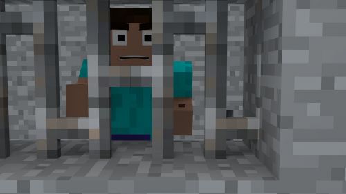 Minecraft, Steve, Kalėjimas