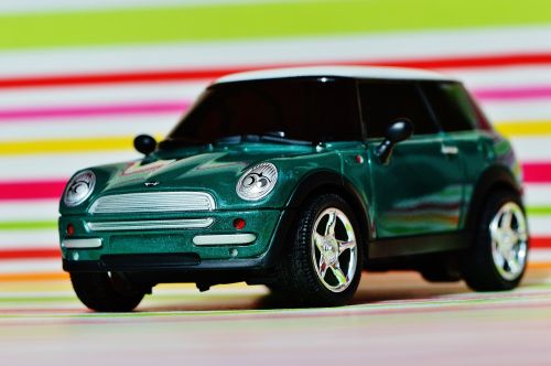 Mini Cooperis, Automatinis, Modelis, Transporto Priemonė, Mini, Žalias