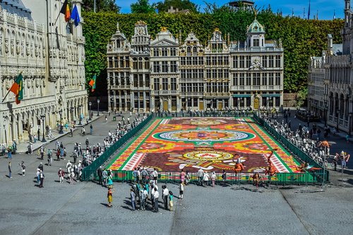 Mini Europa,  Miniatiūrinis Parkas,  Architektūra,  Pastatai,  Kvadratinių,  Grand Place,  Briuselyje,  Belgija