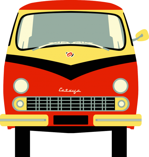 Mikroautobusas, Automatinis, Latvia, Sovietinė, Transportas, Van, Transporto Priemonė, Autobusas, Senas, Klasikinis, Vintage, Nemokama Vektorinė Grafika