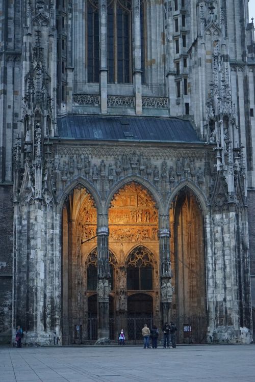 Minster Portalas, Portalas, Münsteris, Įvestis, Ulmi Katedra, Katedra, Dom, Bažnyčia, Įėjimo Portalas, Įveskite, Krikščionis, Tikėjimas, Fasadas, Stulpelis, Pastatas, Architektūra