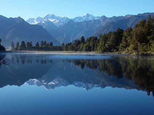 Veidrodinis Ežeras, Naujoji Zelandija, Gamta