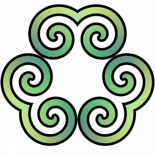 Žalias,  Veidrodis,  Spiralė,  Izoliuotas,  Balta,  Fonas,  Kaleidoskopas,  Piešimas,  Rėmas,  Veidrodinė Spiralė