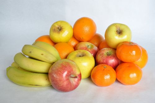 Sumaišyti Vaisius, Bananas, Mandarinas, Obuolys