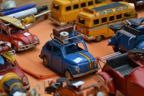 Modelis Automobilis, Automatinis, Miniatiūrinė, Blusų Rinka, Kolektorius, Alavo Žaislai, Lakštas