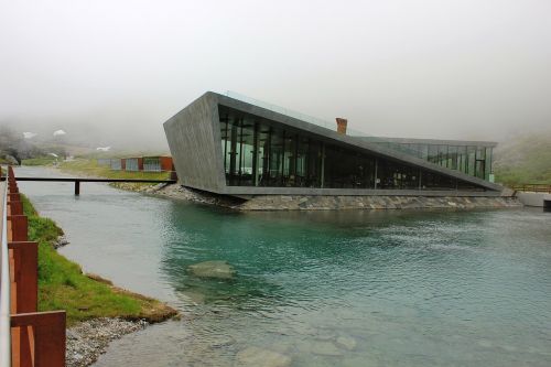 Moderni Architektūra, Trollstigen, Norvegija, Vanduo, Krioklys