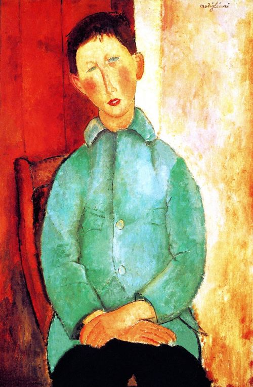 Modigliani, Berniukas Mėlyname Liemene, Impresizmo Menas, Meno Kūriniai