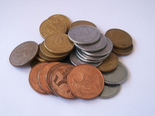 Tikras,  Monetos,  Centai,  Pinigai,  Brazilija,  Penki,  Dešimt,  Penkiasdešimt,  Valiutos,  Tikros Monetos