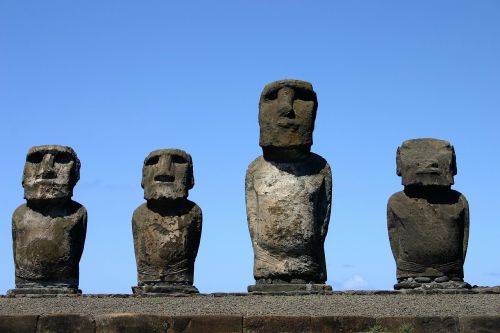 Velykų Sala, Rapa Nui, Mohais, Čile, Mohai, Skulptūra, Dievas, Tikėjimas