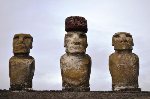 Mohais, Rapa Nui, Čile, Moai, Statula, Protėviai, Senas, Rokas