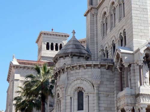 Monaco, Katedra, Religija, Paminklas, Apse, Architektūra, Saulė, Mediterranée
