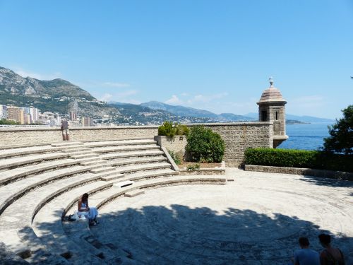 Monaco, Fort Antuinas, Tvirtovė, Antuinas, Atviras Teatras, Amfiteatras, Apvalus Teatras, Architektūra, Arena