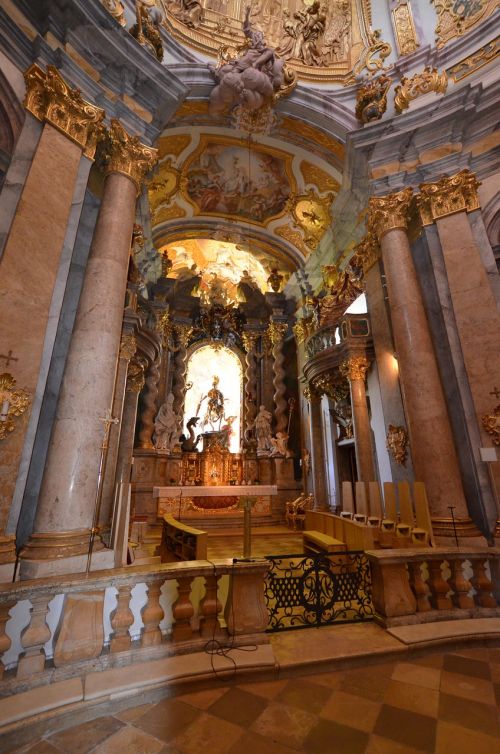 Vienuolyno Bažnyčia, Weltenburg, Bavarija