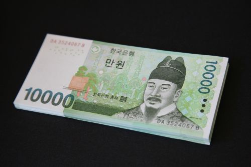 Pinigai, Sąskaitos, Don, 10 000 Usd, Krw, Korėjos Pinigai