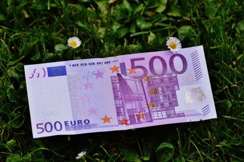 Pinigai, Atrodo, Euro Sąskaitos, Valiuta, Finansai, Dolerio Kupiūra, Banknotas, Euro Banknotai, Euras, Sutaupyti, Popieriniai Pinigai, 500 Eurų
