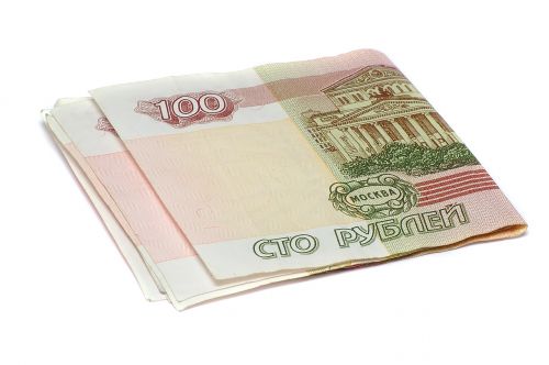 Pinigai, Rublis, Sąskaitos, 100 Rublių, Finansai, Rusija, Popierius