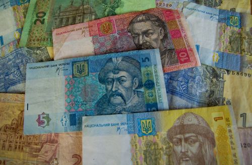 Pinigai, Grivina, Bilietai, Banque, Ukraina