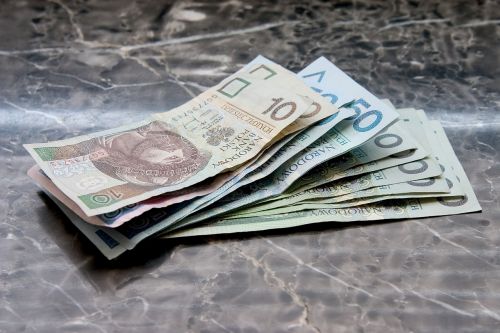 Pinigai, Euro Banknotai, Lenkų Banknotai, Pln, Lenkas