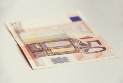 Pinigai, Banknotas, Pinigai, Euras, Penkiasdešimt