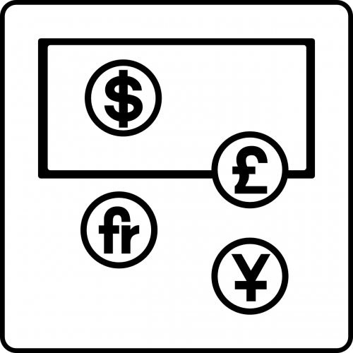 Pinigų Keitimas, Užsienio Valiutos, Valiutos, Finansai, Nemokama Vektorinė Grafika